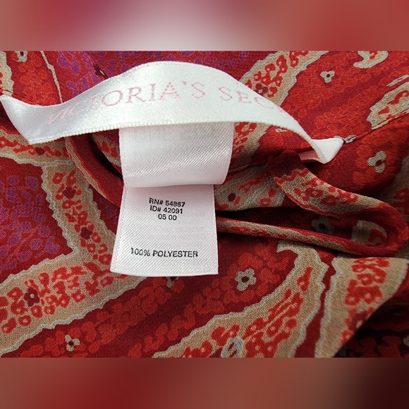 Victoria's Secret Vintage Paisley Robe, One Size Fits Most - Picture 6 of 6